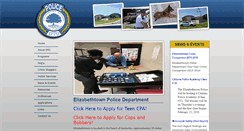 Desktop Screenshot of etownpd.org